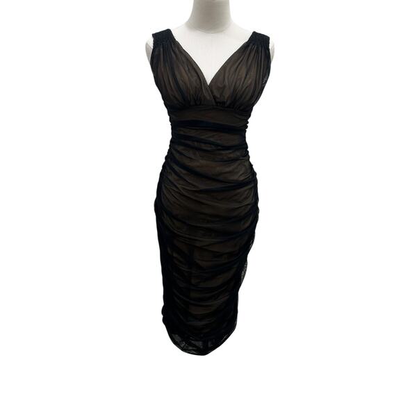 Norma Kamali Tara Ruched Sheath Dress - Picture 2 of 7